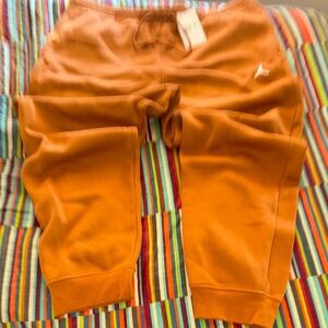 Nike Orange Jogger Sweatpants with Drawstring 2XL embroidered nwt